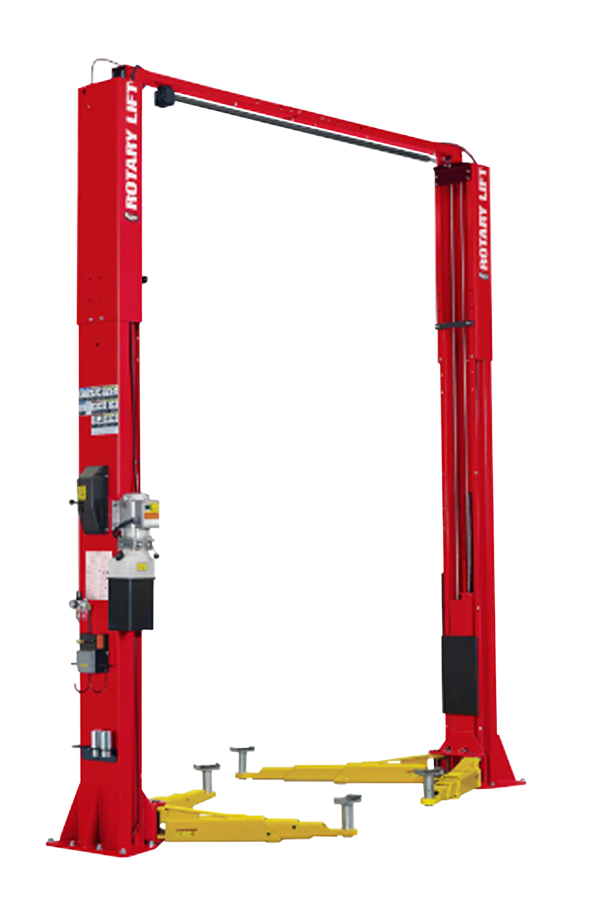 Rotary Two Post Lift w/TA Arms Cap. 12,000lbs Red - Kits